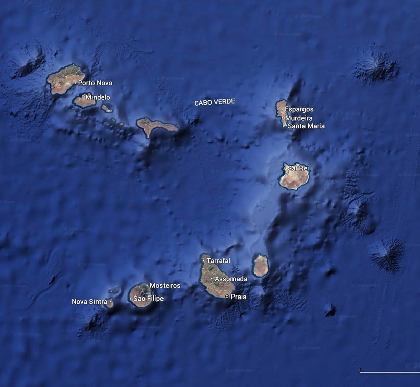 Cape Verde Map